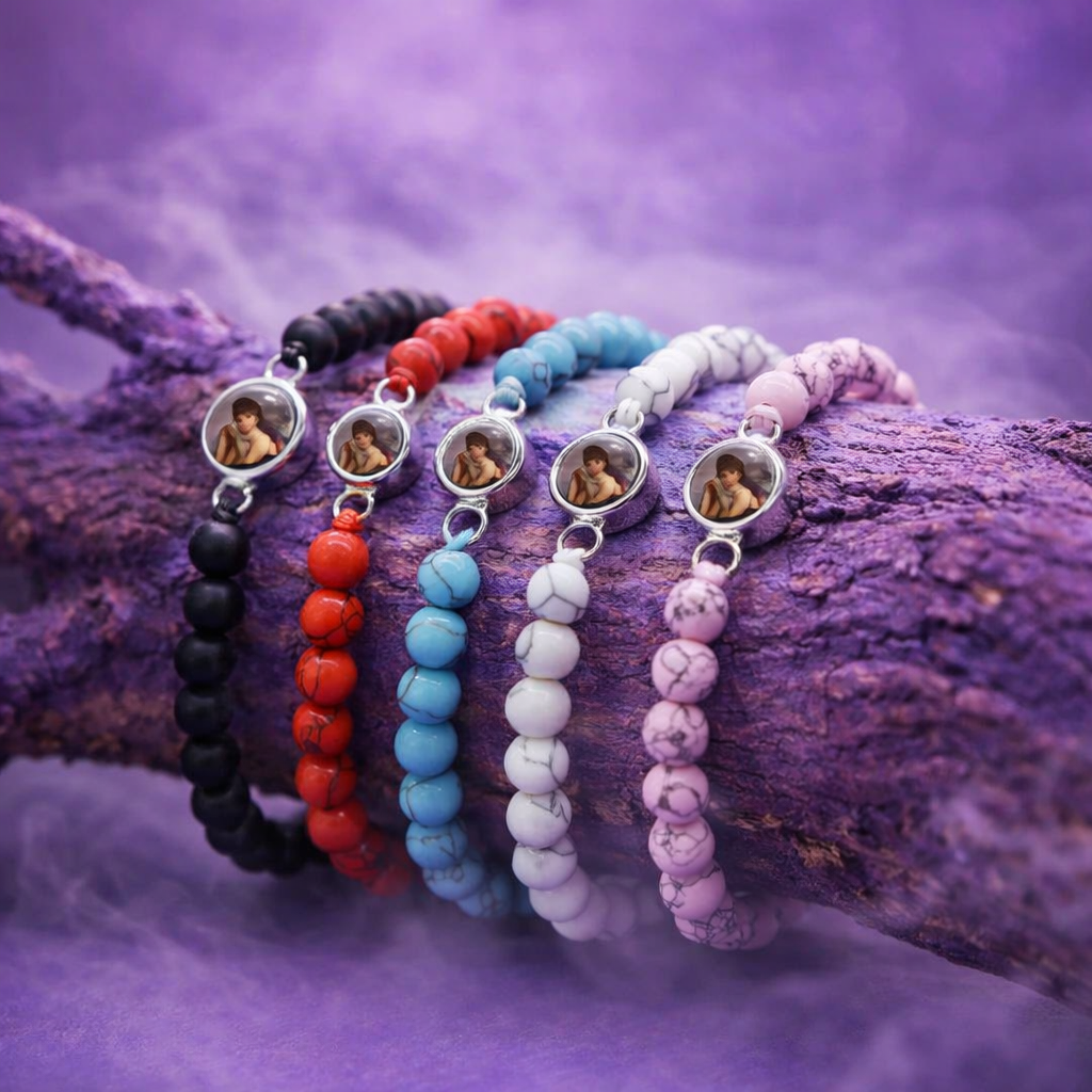 🌈 Color Bead Photo Projection Bracelet 🌈